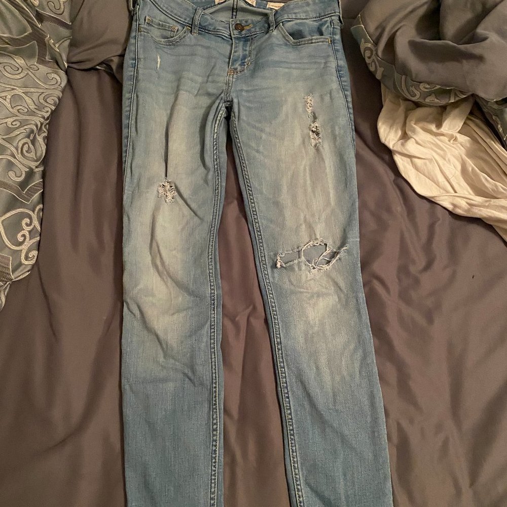 Light Blue Ripped Jeans
